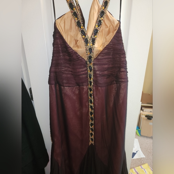 Boho formal gown / 20s Flapper Gown - Picture 4 of 6
